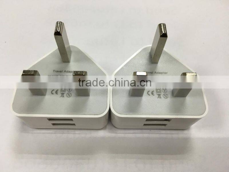 2016 Factory high quality 2 port dual port usb car charger adapter for phone