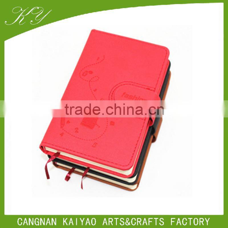 leather promotion gift customized leather work diary covers