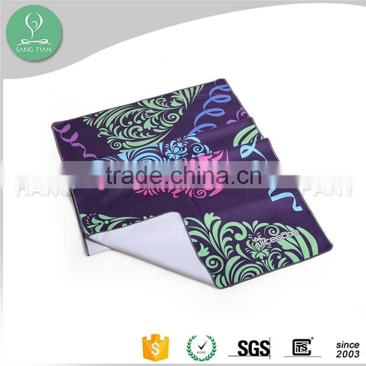 Wholesale Print Microfiber Extra Absorbent Exercise best yoga towel factory