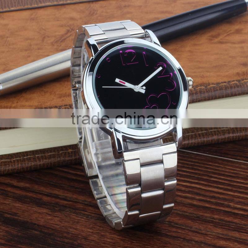 fashion lady watch 2015 most hot selling cheap alloy watch colorful fashion for couple watch set
