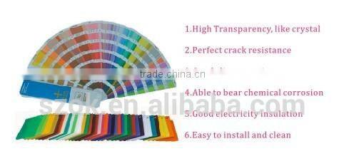 DL Clear acrylic custom printable desktop insert new design menu holder wholesale