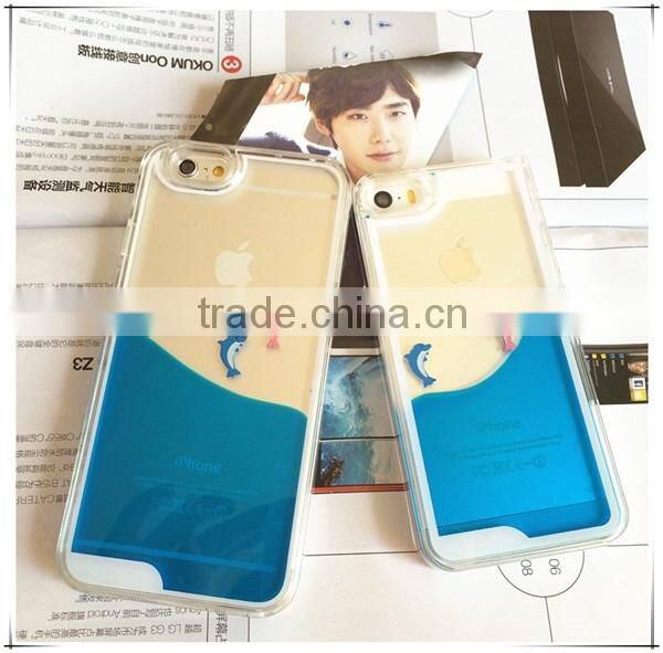 Creative Design Colorful Liquid Phone Case For iPhone 6s 6s Plus