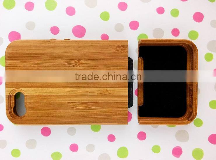 Lucky Bamboo Carbon Fiber for i Phone Case with Cell Phone Case Packaging