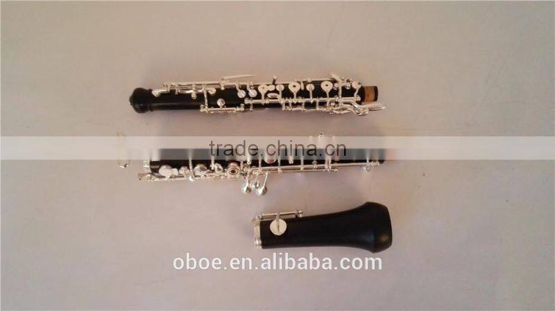 Professional Semi Automatic Smooth polished bakelite body silver plated keys Oboe--701S