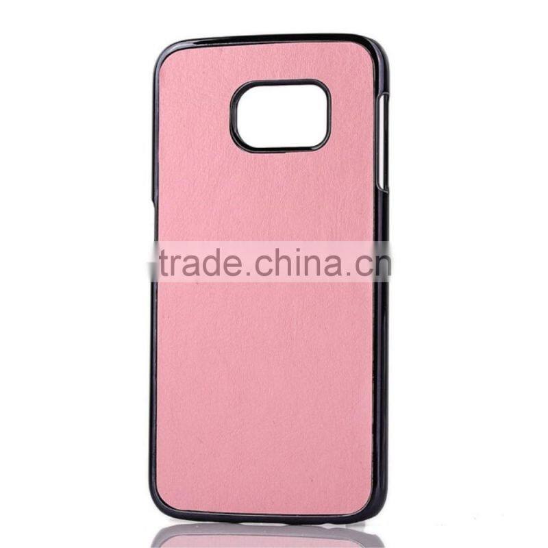 Crazy Horse Leather Coated PC Case for Samsung Galaxy S6 Edge G925
