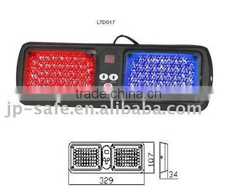 12V 86pcs led Super Bright Car Truck Visor Strobe Flash Light Panel 86w led warning lights LTDG17