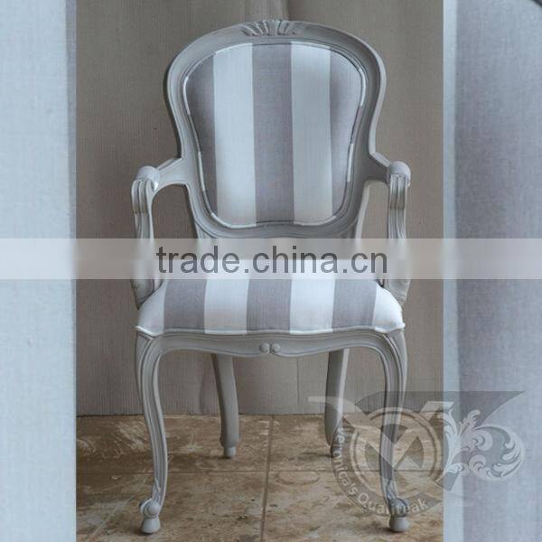Antique French Painted Dining Armchairs