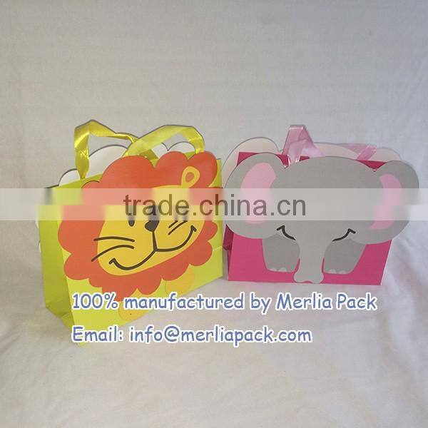 High Quality Cartoon Paper Bag Gift Wrap Bag for Children Christmas Thanksgiving Bags