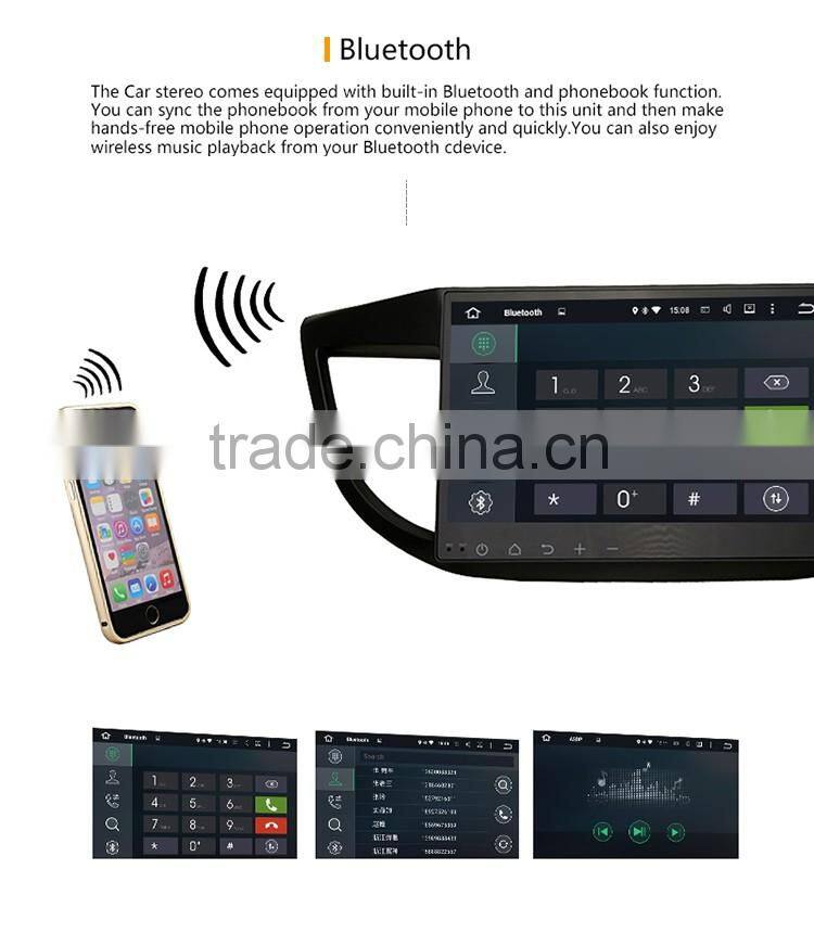 Cheap 10.2 Inch Bluetooth MP3 player dvd with gps for car Honda CRV