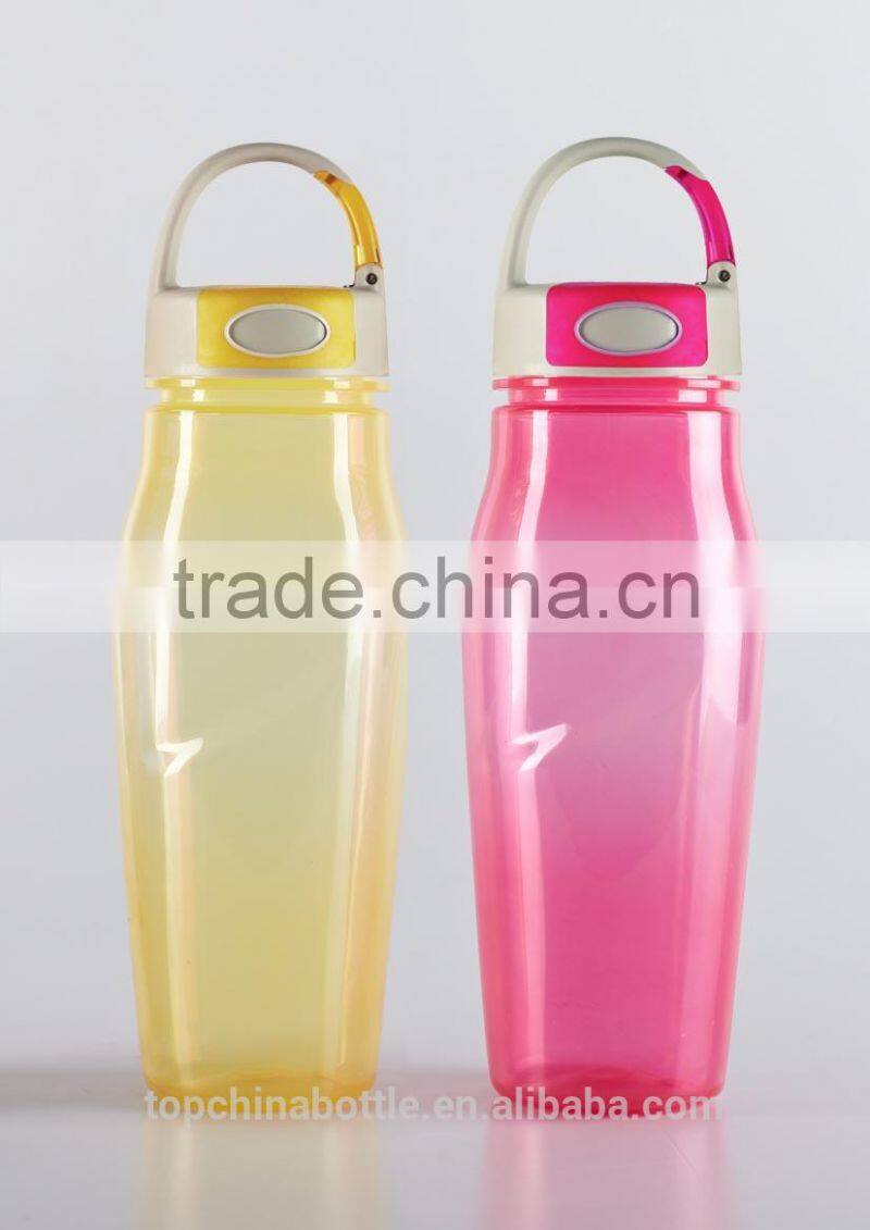 colorful and light 750ml promotional gift and travelling PP water bottle
