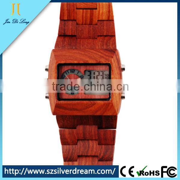 2014 New Arrival OEM/ODM Japan Movement Quartz Custom Wood Watch