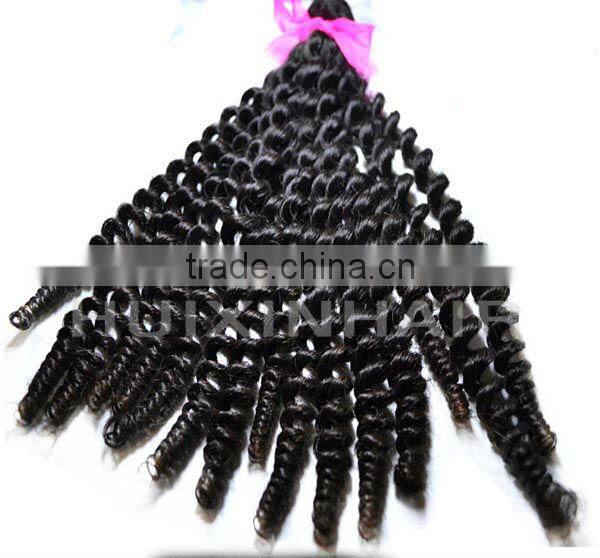 natural black cheap virgin malaysian spiral wave virgin malaysian hair