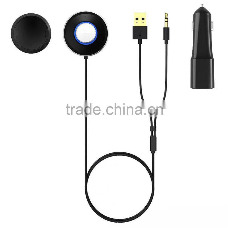 Factory direct supply! BT-3 Bluetooth 4.0 Car Handsfree Wireless Audio Receiver 3.5mm auxiliary jack