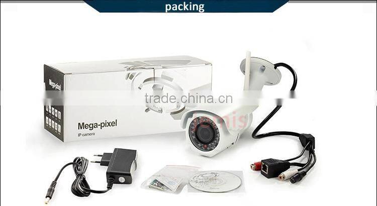 2015 Promotion Wireless Wifi IP Camera Bullet Outdoor Waterproof IP65 Degree 760/960/1080P Option
