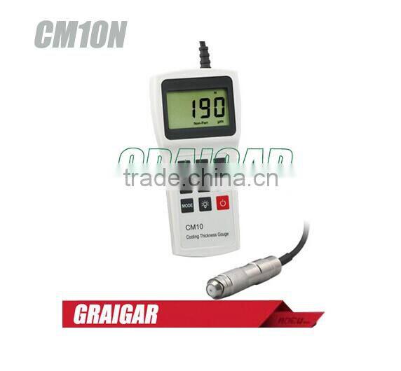 CM10N Coating Thickness Gauge Meter Tester 0-2000um