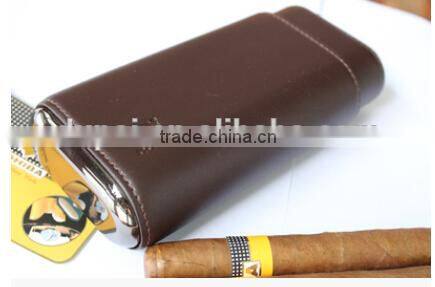 Pure leather case for cigar