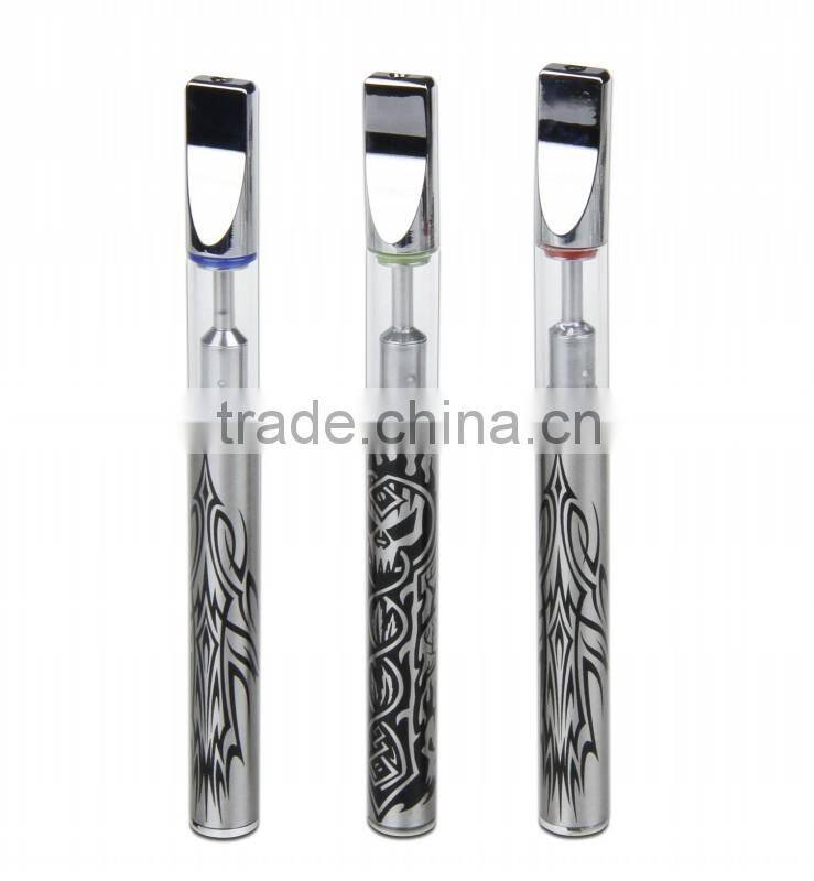 High quality 510 thread Hemp Oil CBD vape pen with Metal tip Glass tank
