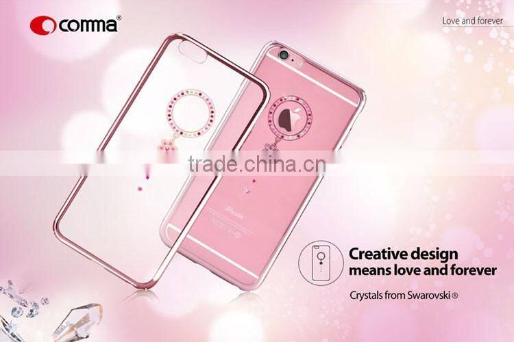 Comma New Electroplate Crystal Jewelry Series Phone Case for iPhone 6/6S Plus 5.5"