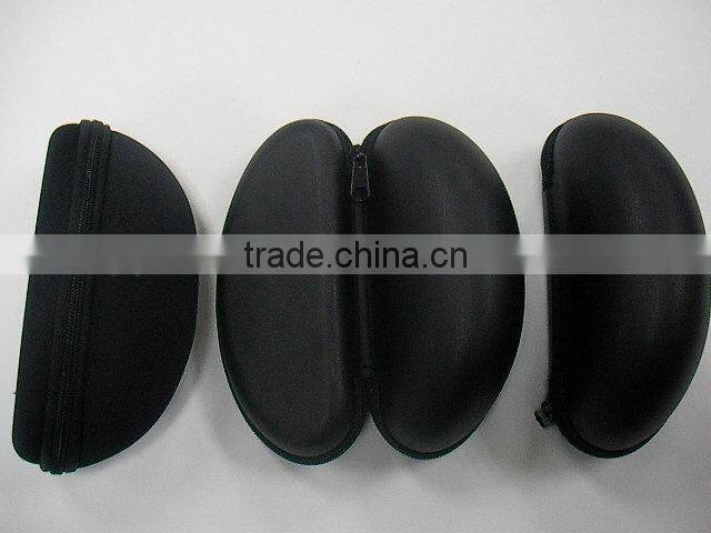 GC--Business PU leather hardshell polyester cheap glasses eva bag