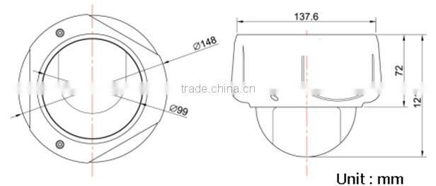 LS VISION 5 Megapixel Waterproof IP 66 p2p Free Mobile IOS and Android Plug and Play Ip Camera