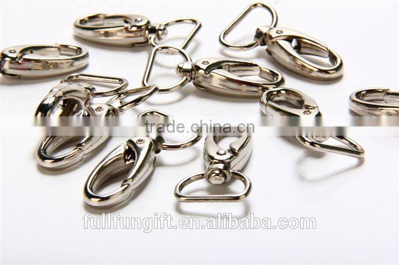 Fashion High Quality Metal oval swivel hook for promotional gifts