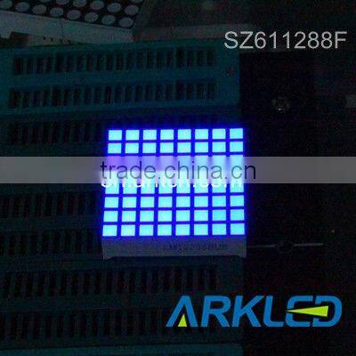 1.2 inch 8*8 dot matrix led display,blue color dot matrix led display