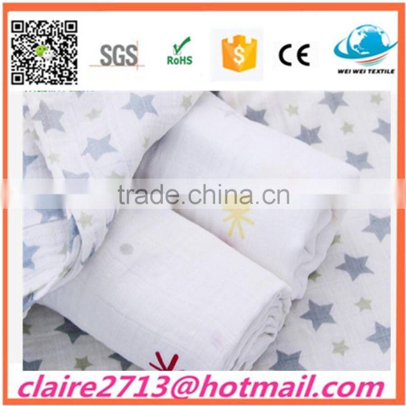 Wholesale Cotton Swaddle Muslin Baby Blanket