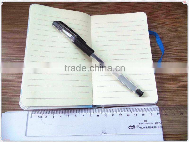 Promotional Elastic Band Notebook/ Custom Notebook With Ribbon Marker