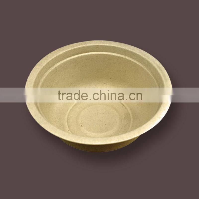 Plastic salad disposable bowl storage containers with wheat fibre