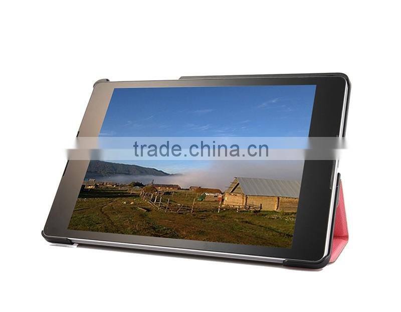 Shockproof rugged leather cover slim tablet case for Google Nexus 9 portable folio case