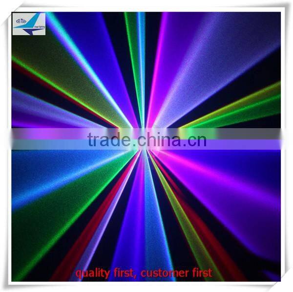 2.4w Mid-range RGB full-color laser light with 128 pattern or 42 animation