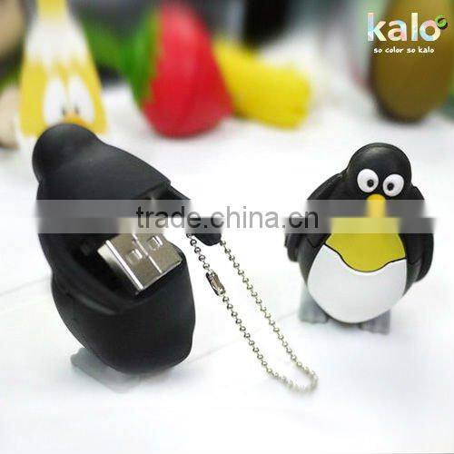4G Penguin shape USB flash drive design