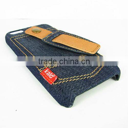 Denim Case with earphone winder for iPhone 5 mini