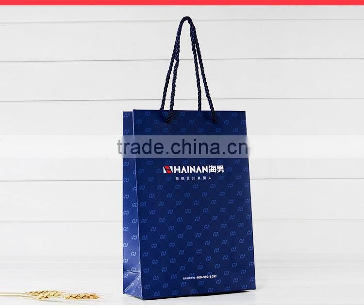 High quality Reusable shopping bags customized cheap craft paper bag