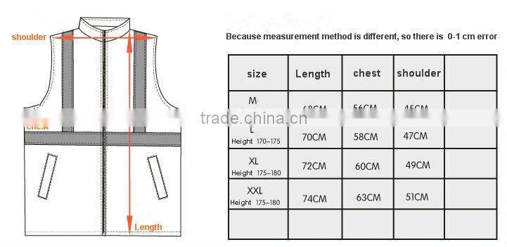 reflective vest for USA market ,safety vest for worker ,reflective vest with orange tape