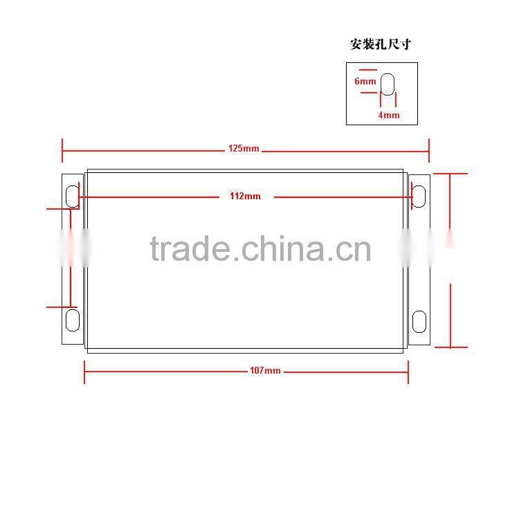 360 bird view Press key and remote controller Mini car camera video splitter XY-6028