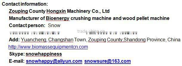 tree branch and leaf crusher machine