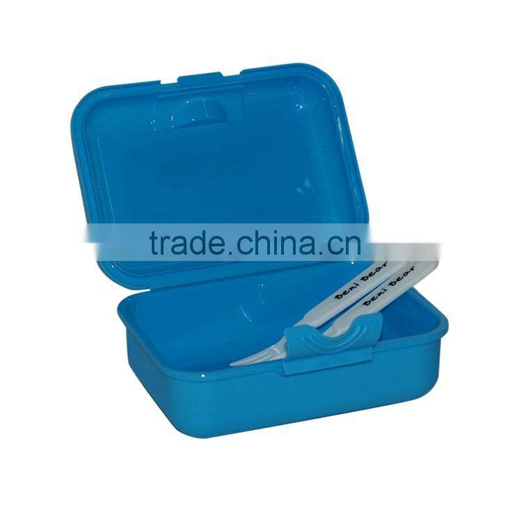 Food grade simple and conveninent plastic lunch box with BPA free certificate