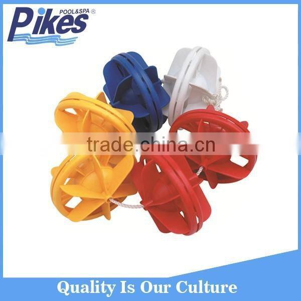 Olympic standard swimming pool lane rope 20cm with hook pool lane rope
