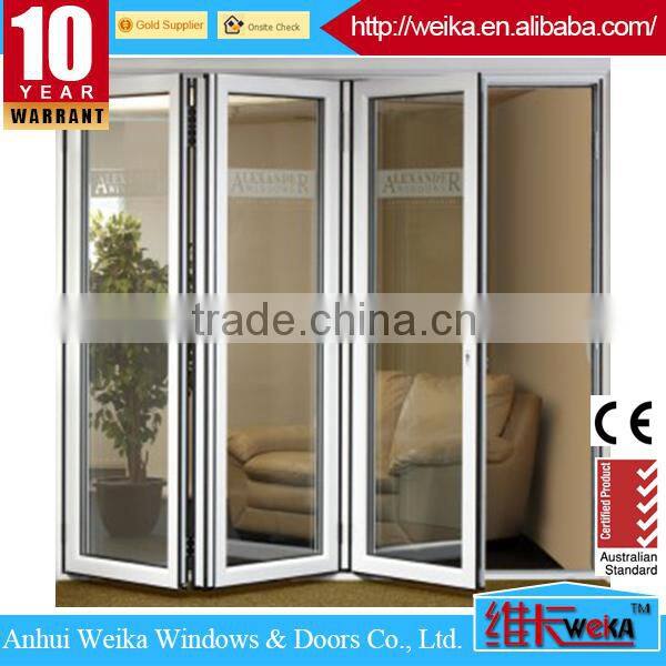 Newest design high quality folding sliding door