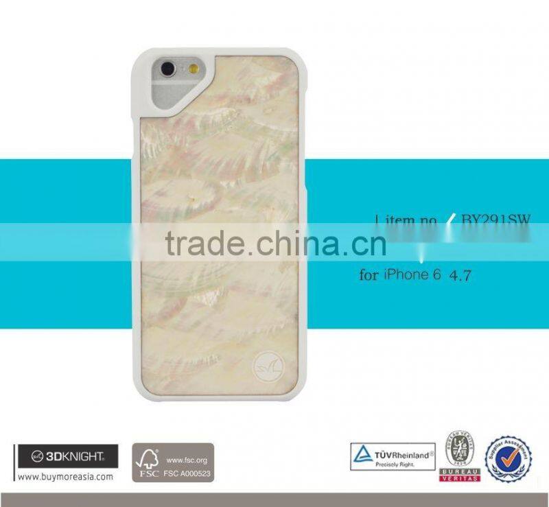 2016 Luxury Mobile Phone Cover Case for iphone 6 6plus Real Seashell