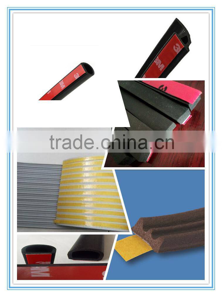 neoprene u shaped foam edge protection rubber strip