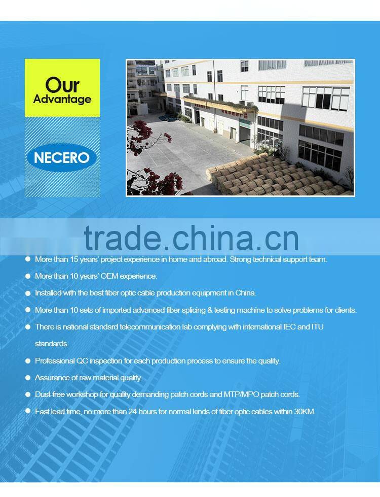 GYTY53 24 core single mode outdoor direct buried fiber optic cable for underground