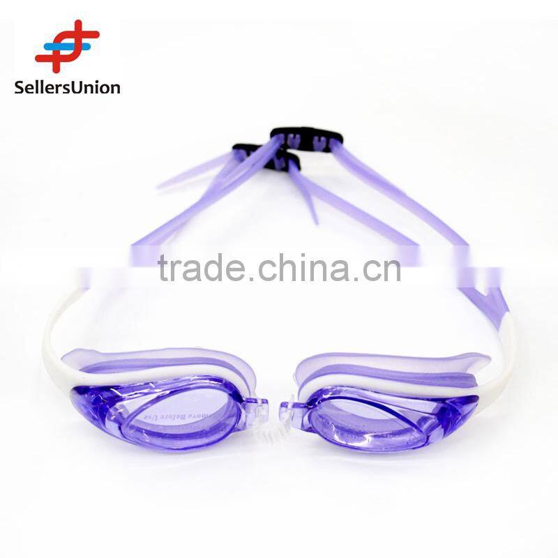 Best quality anti-fog diving goggle swimming glasses with pvc bag 10015173