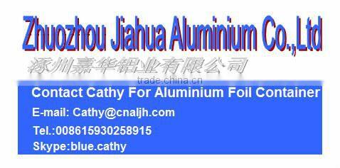 Shallow Square single serve food tray 300ml /disposable aluminium foil container for food