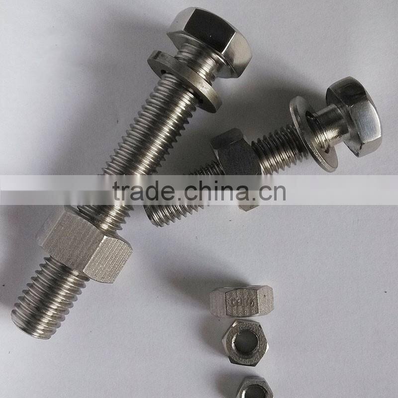 duplex 2205 (S31803/F51/1.4462) China hardware stainless steel standard size bolt and nut