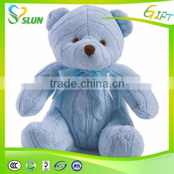 OEM accepted High Quality Wholesale Bear Plush Toys, blue bear