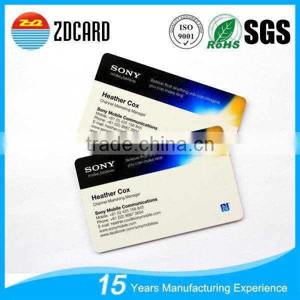 Cheap Price Printable PVC Business Card CR80