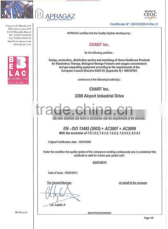 YDS-50B-125 cryogenic liquid nitrogen dewars