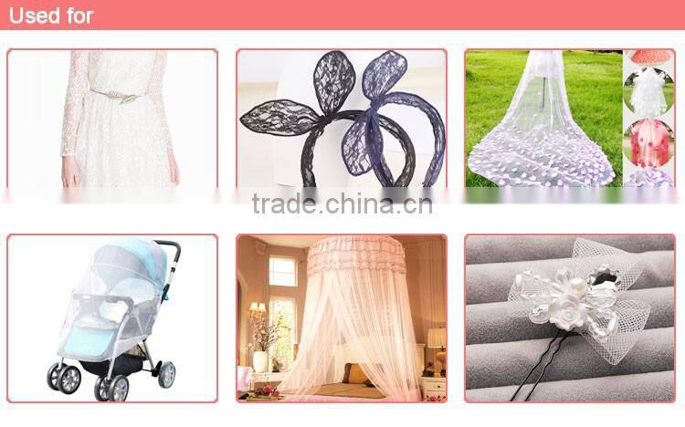 100% polyester white mesh fabric cheap